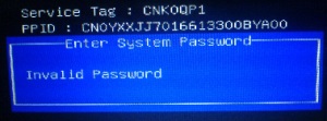 dell bios password generator latitude 6500